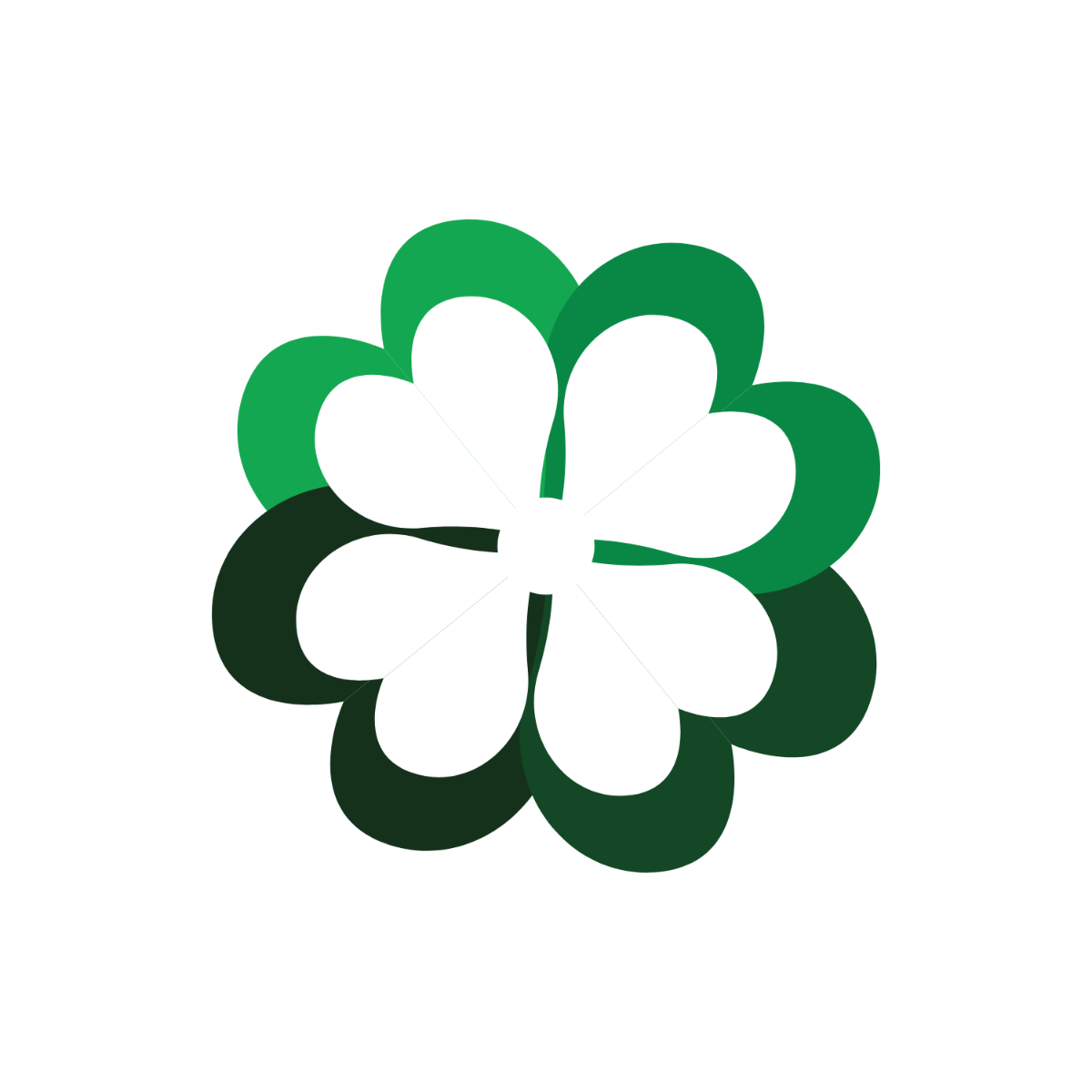 Shamrock Clover Leaf Logo Template
