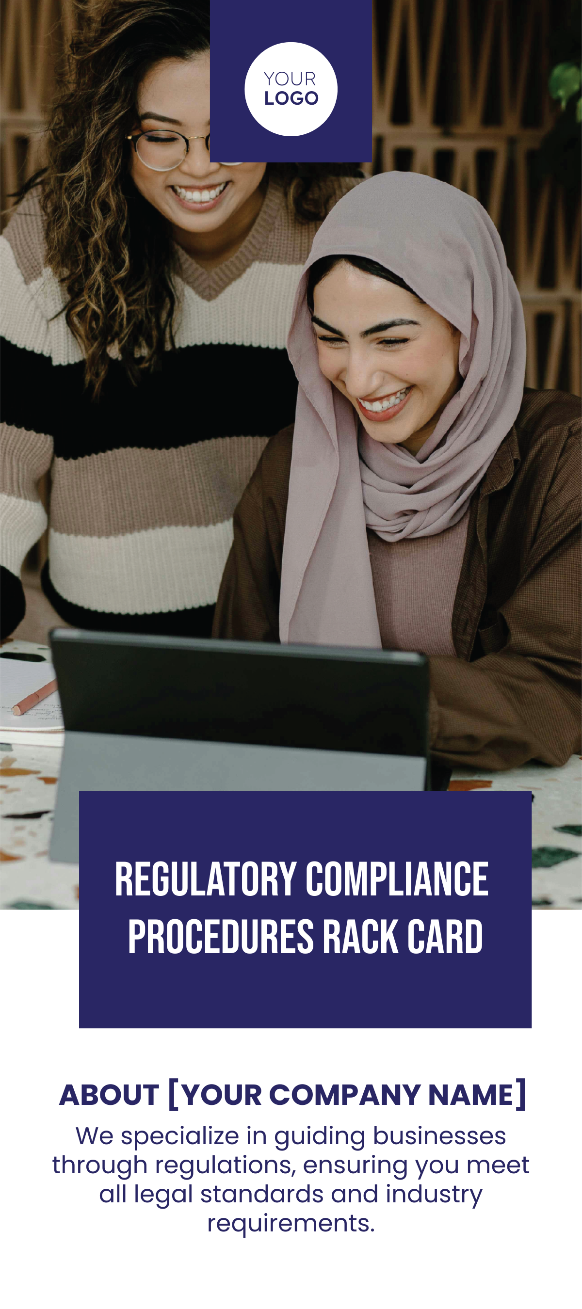 Regulatory Compliance Procedures Rack Card Template