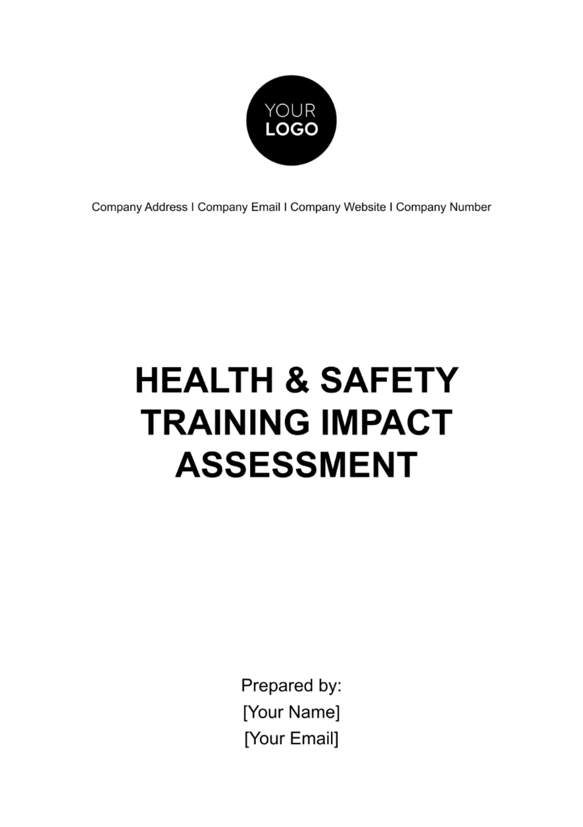 Health & Safety Training Impact Assessment Template