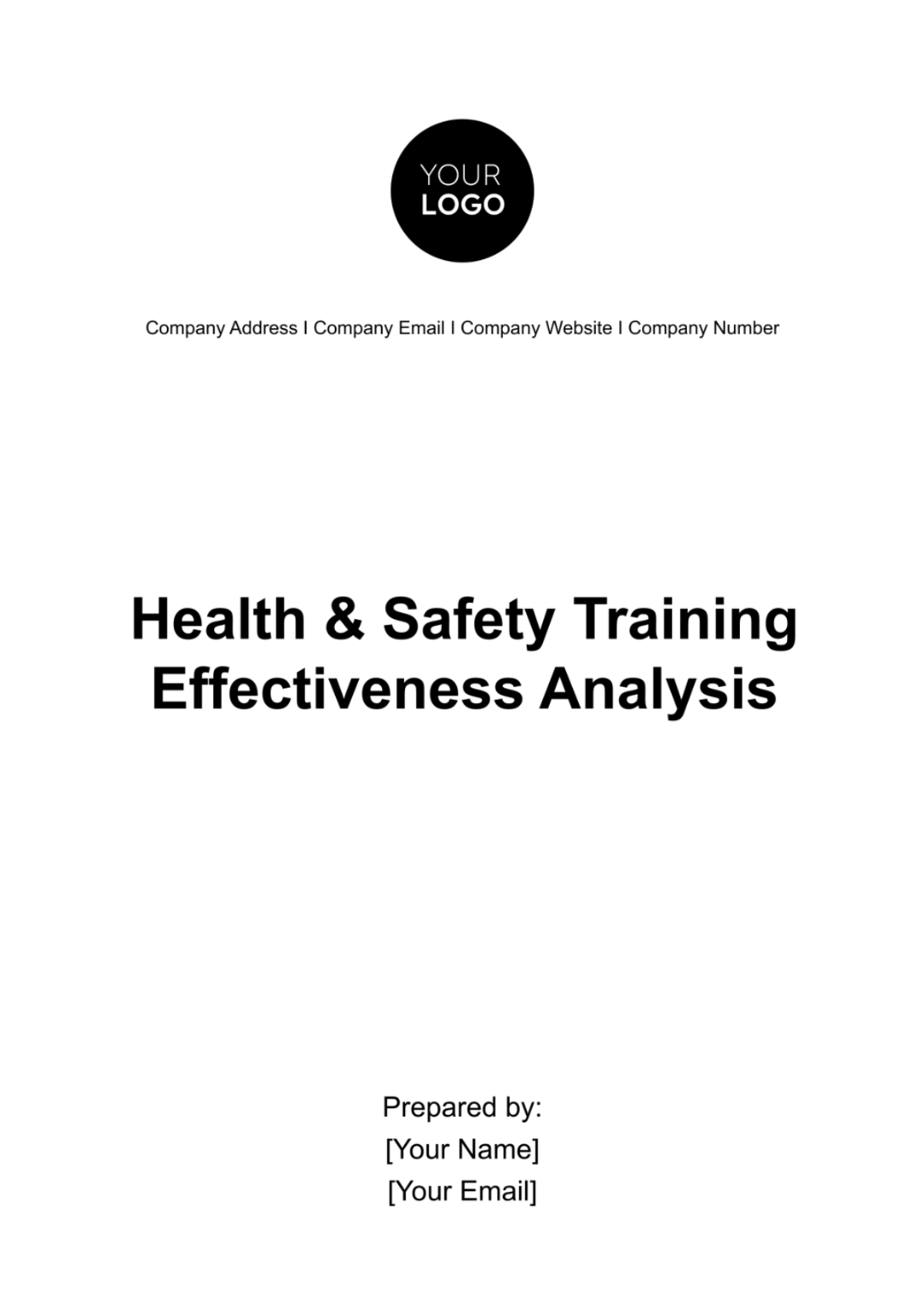 Health & Safety Training Effectiveness Analysis Template - Edit Online & Download