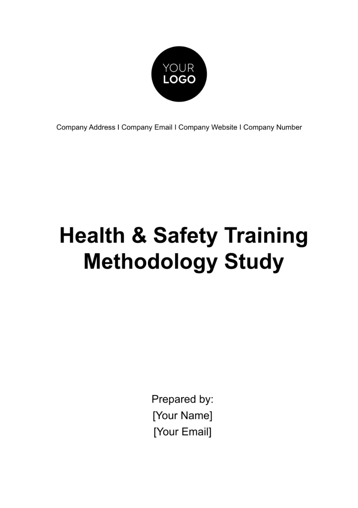 Health & Safety Training Methodology Study Template - Edit Online & Download