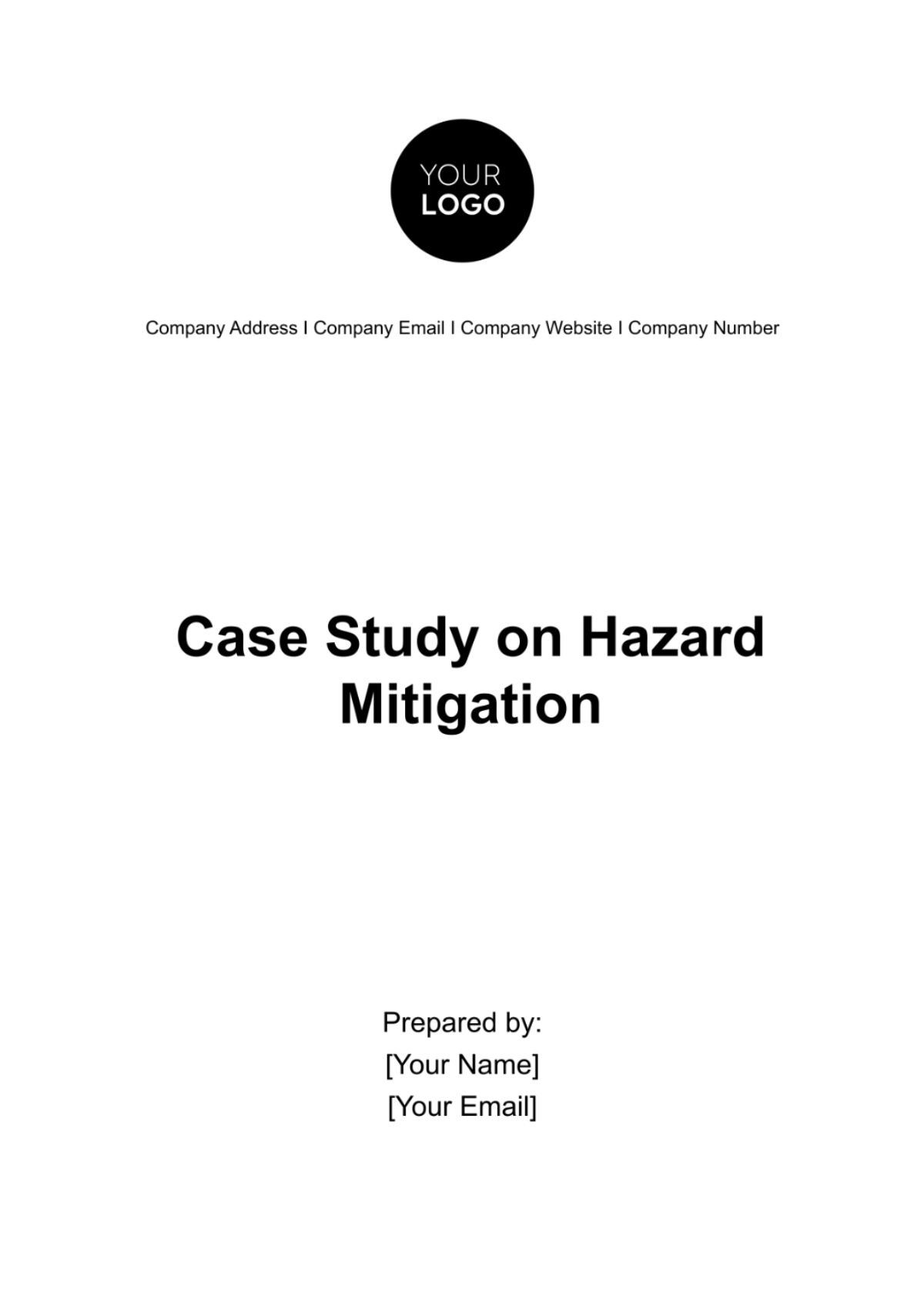 Case Study on Hazard Mitigation Template - Edit Online & Download