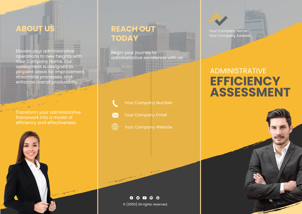 Administrative Efficiency Assessment Pamphlet Template