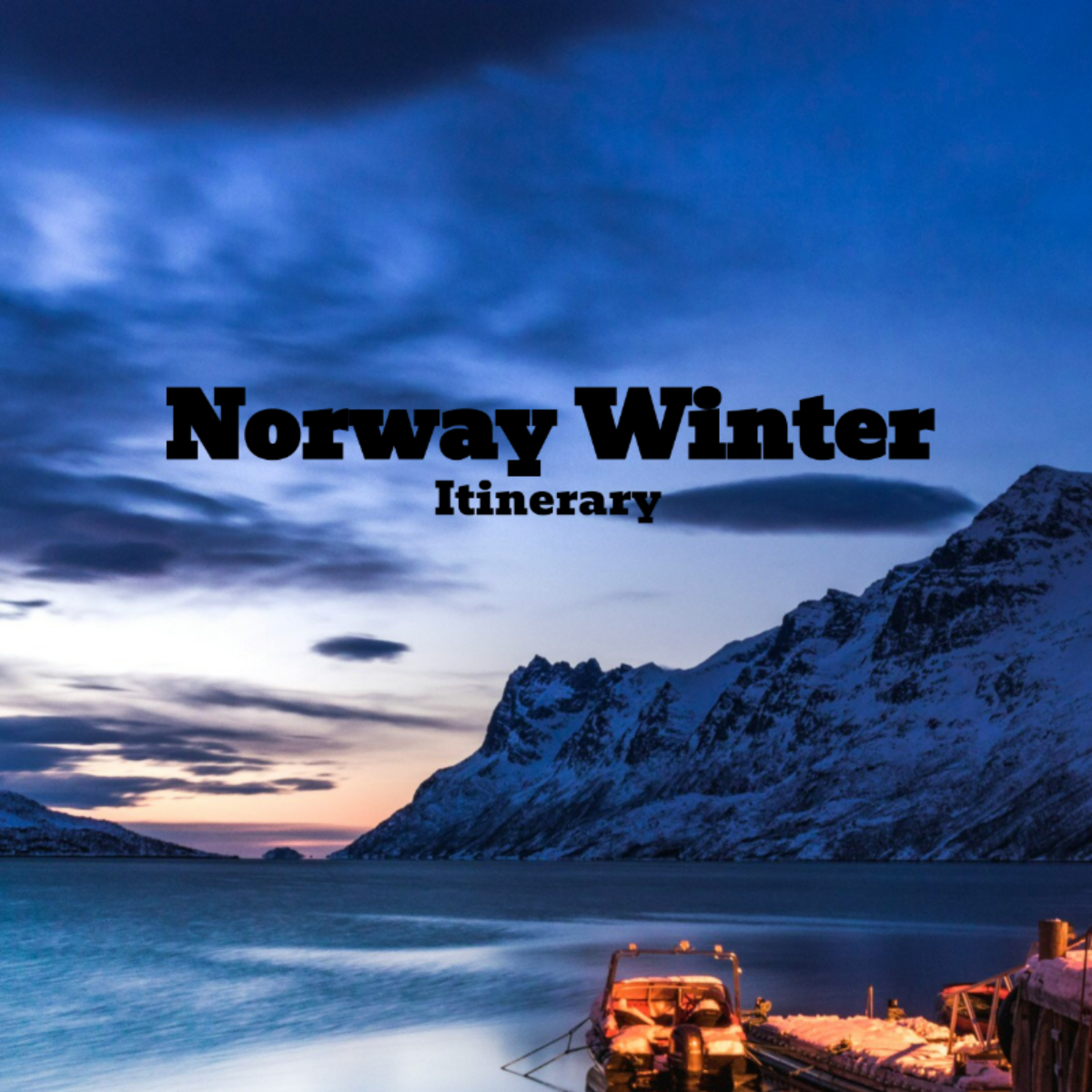 Norway Winter Itinerary Template - Edit Online & Download