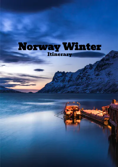 Free Norway Winter Itinerary Template to Edit Online