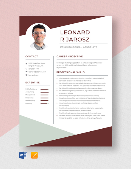 Free Project Associate Resume - Download in Word, Apple Pages ...