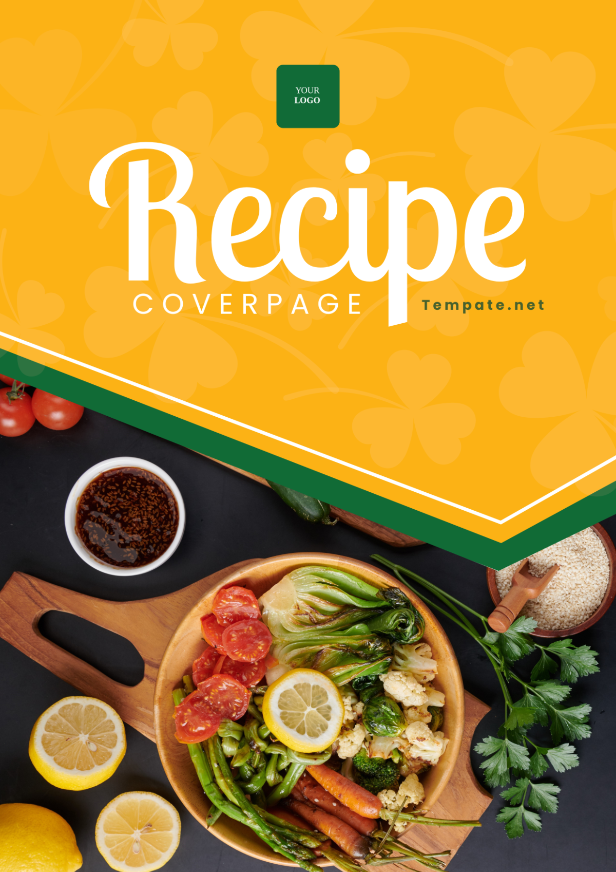 Recipe Cover Page Template