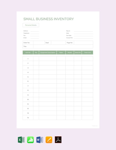 Small Business Inventory Templates 8 Free Xlsx Docs Pdf Formats Samples Examples