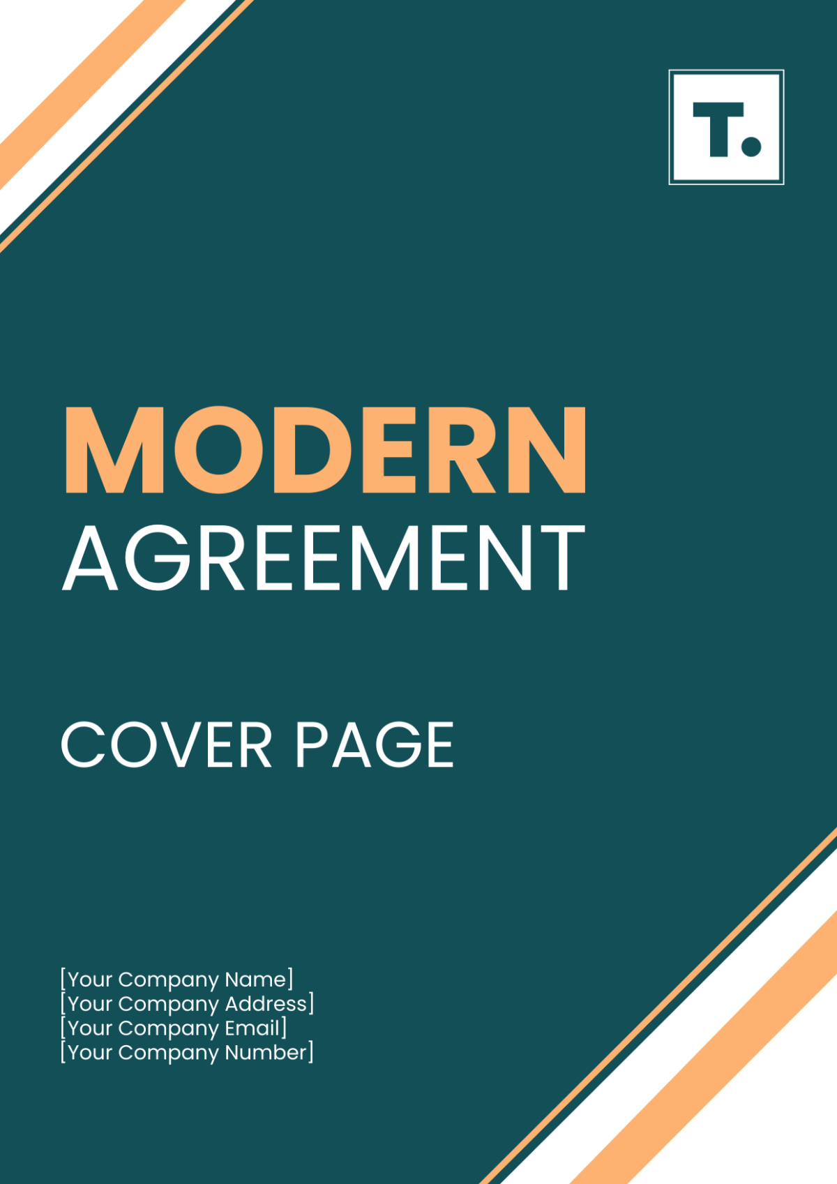 Modern Agreement Cover Page