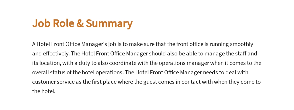 Free Hotel Front Office Manager Job Ad/Description Template 2.jpe