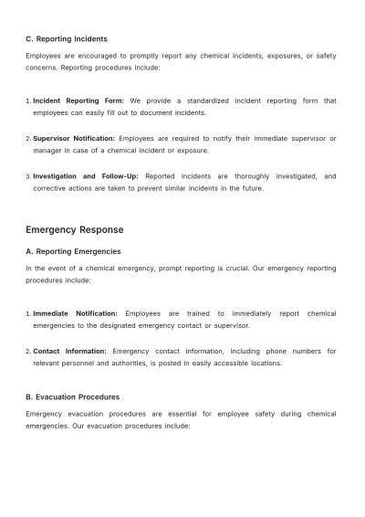 Free Hazard Communication Plan Template to Edit Online
