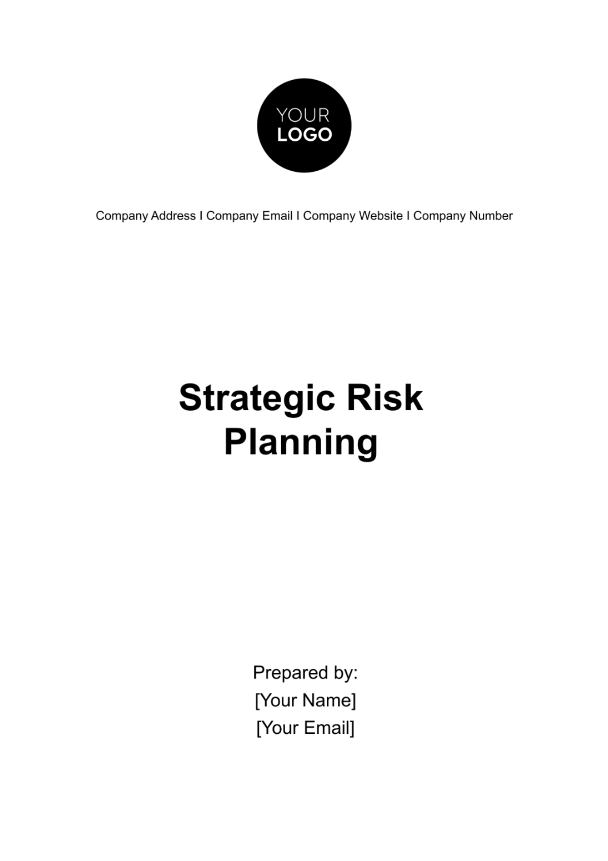 Strategic Risk Planning Template - Edit Online & Download