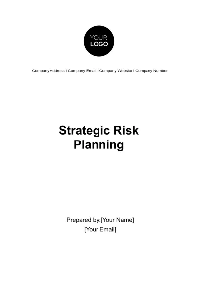 Free Strategic Risk Planning Template to Edit Online