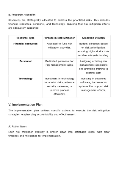 Free Strategic Risk Planning Template to Edit Online