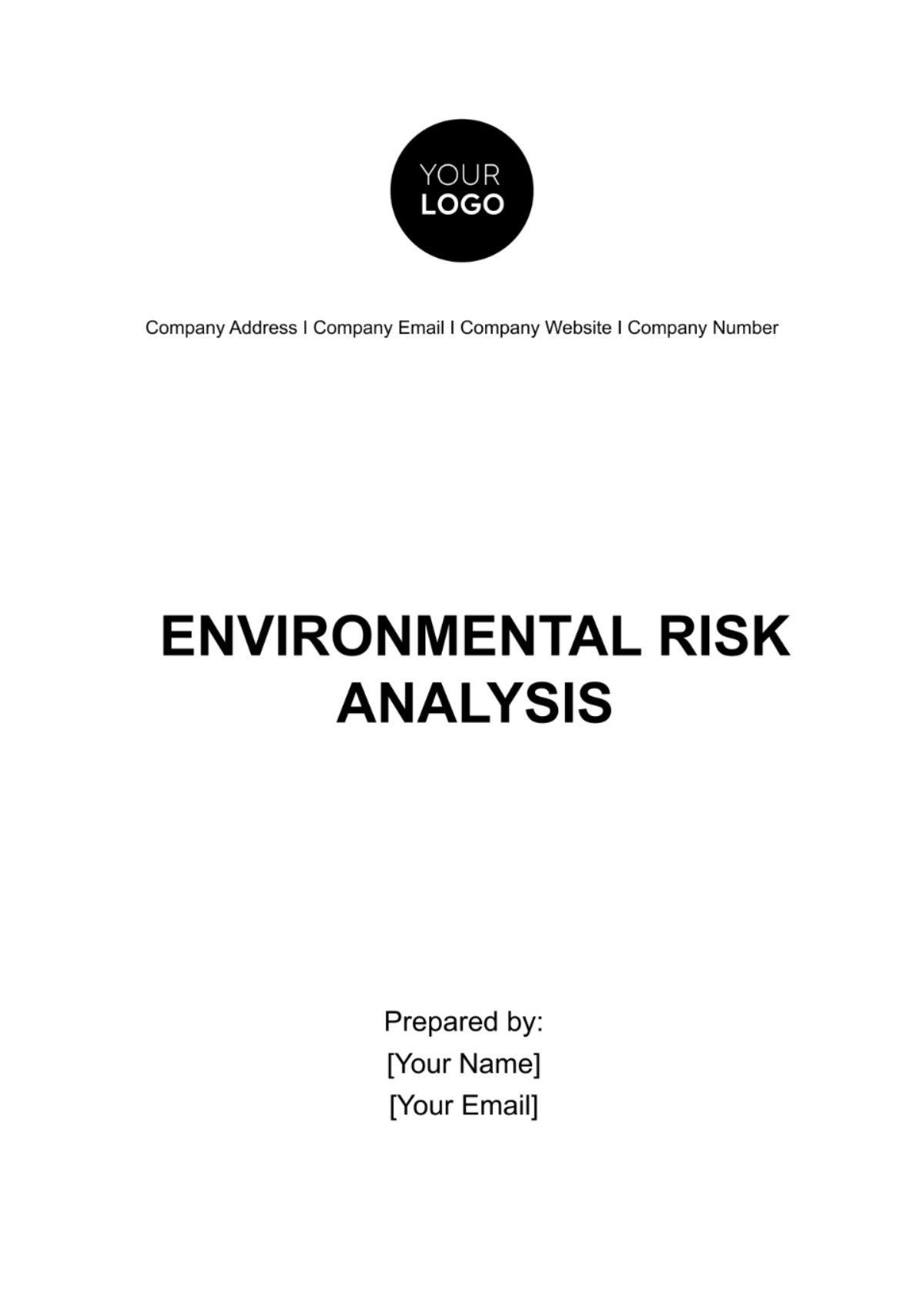 Environmental Risk Analysis Template