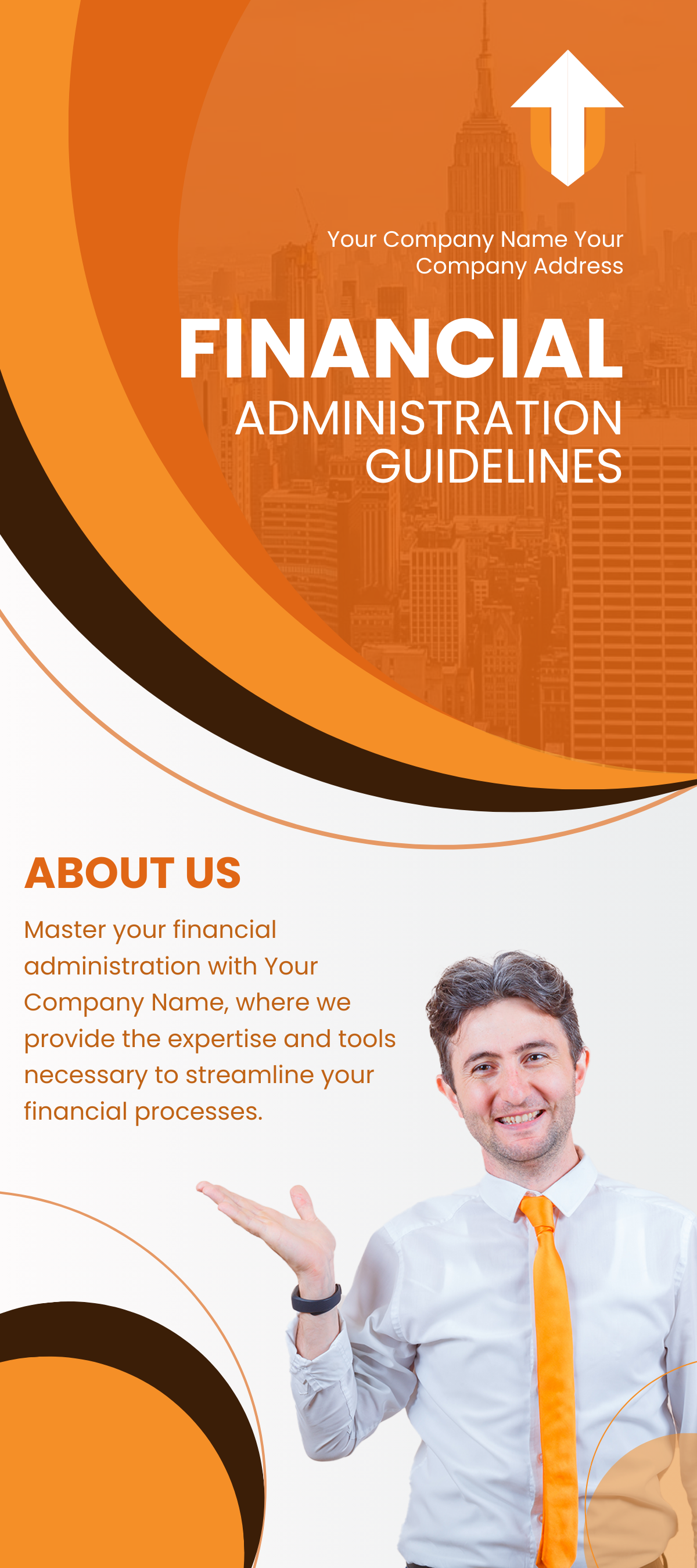 Free Financial Administration Guidelines Rack Card Template