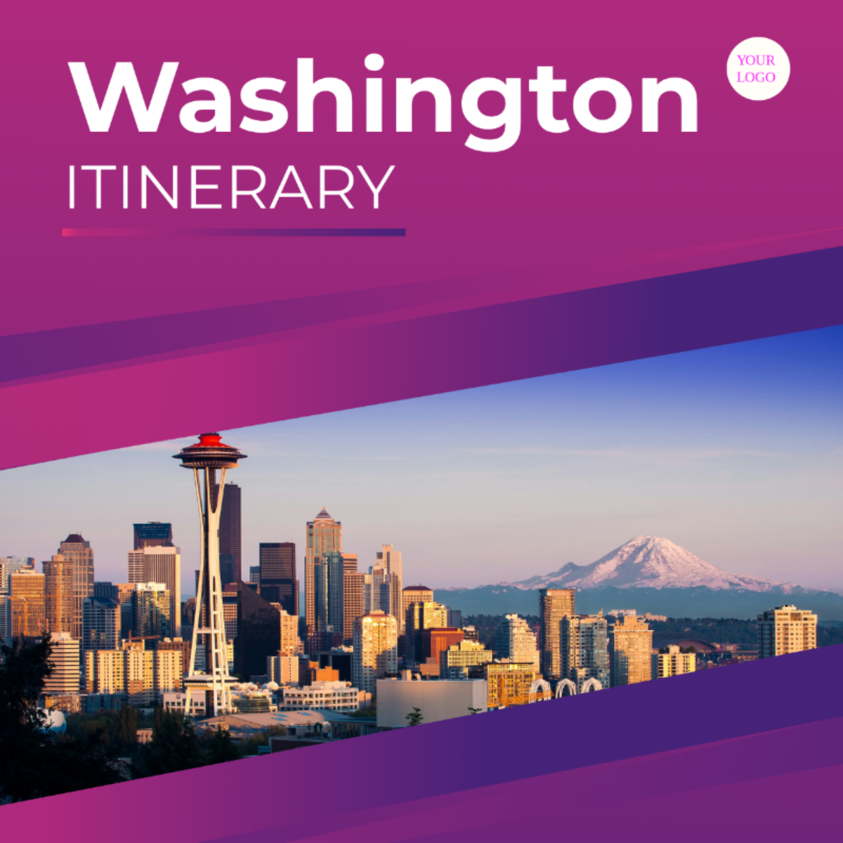 Washington Itinerary Template - Edit Online & Download