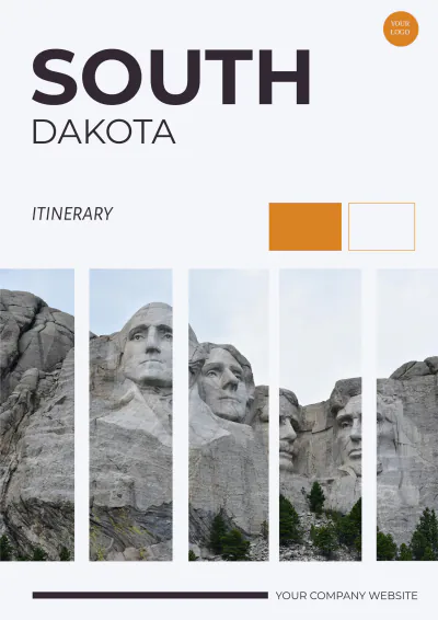 Free South Dakota Itinerary Template to Edit Online