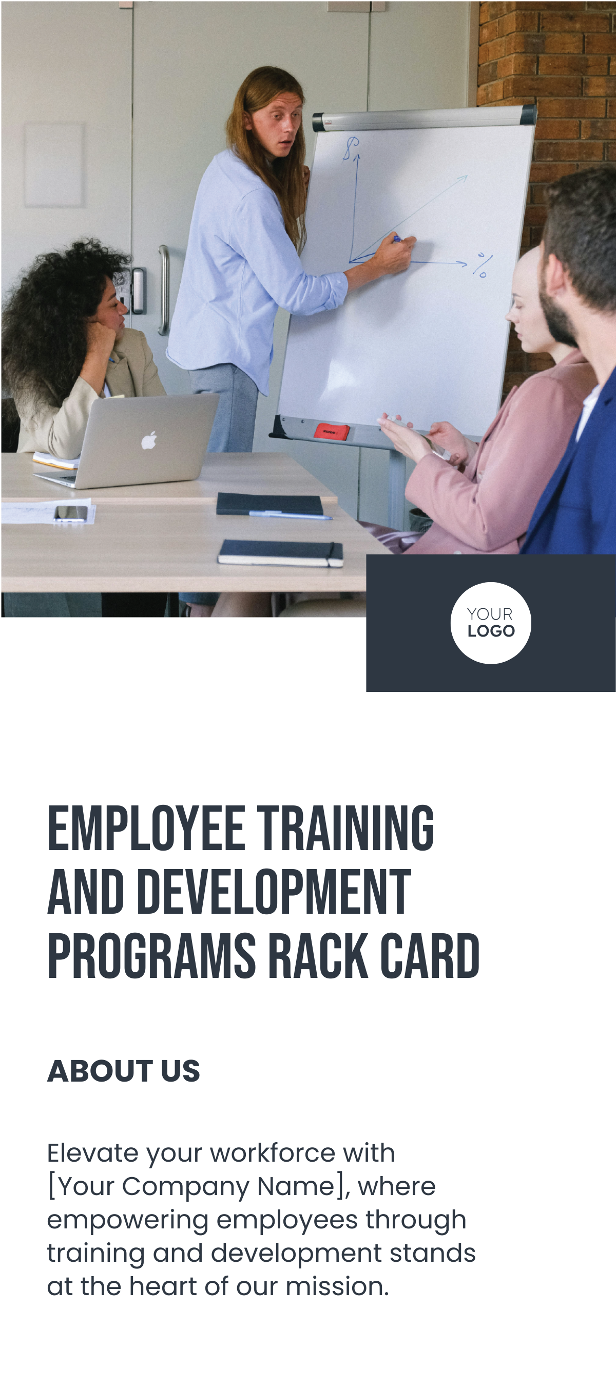 Employee Training and Development Programs Rack Card Template