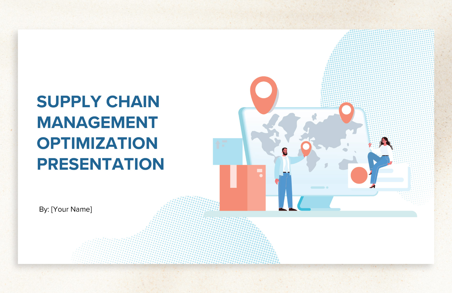 Supply Chain Management Optimization Presentation Template