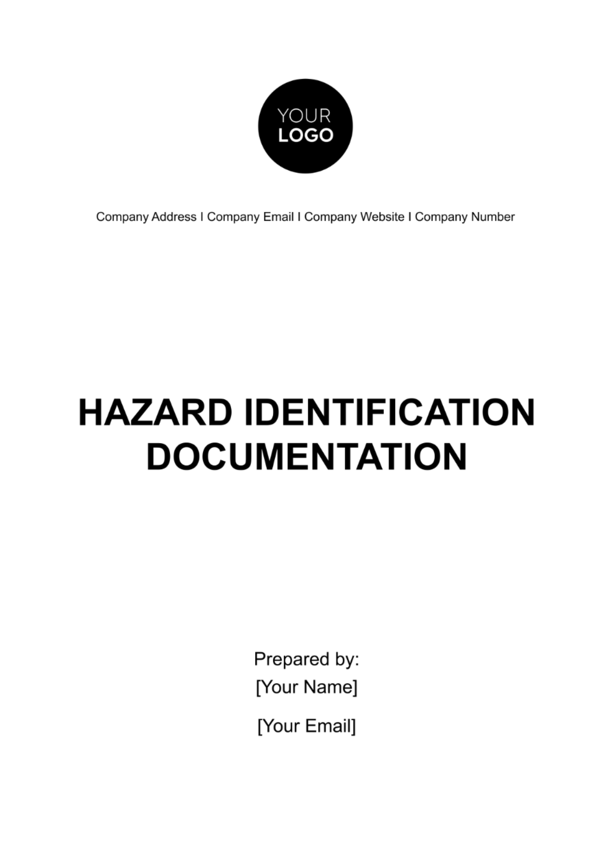 Free Hazard Identification Documentation Template