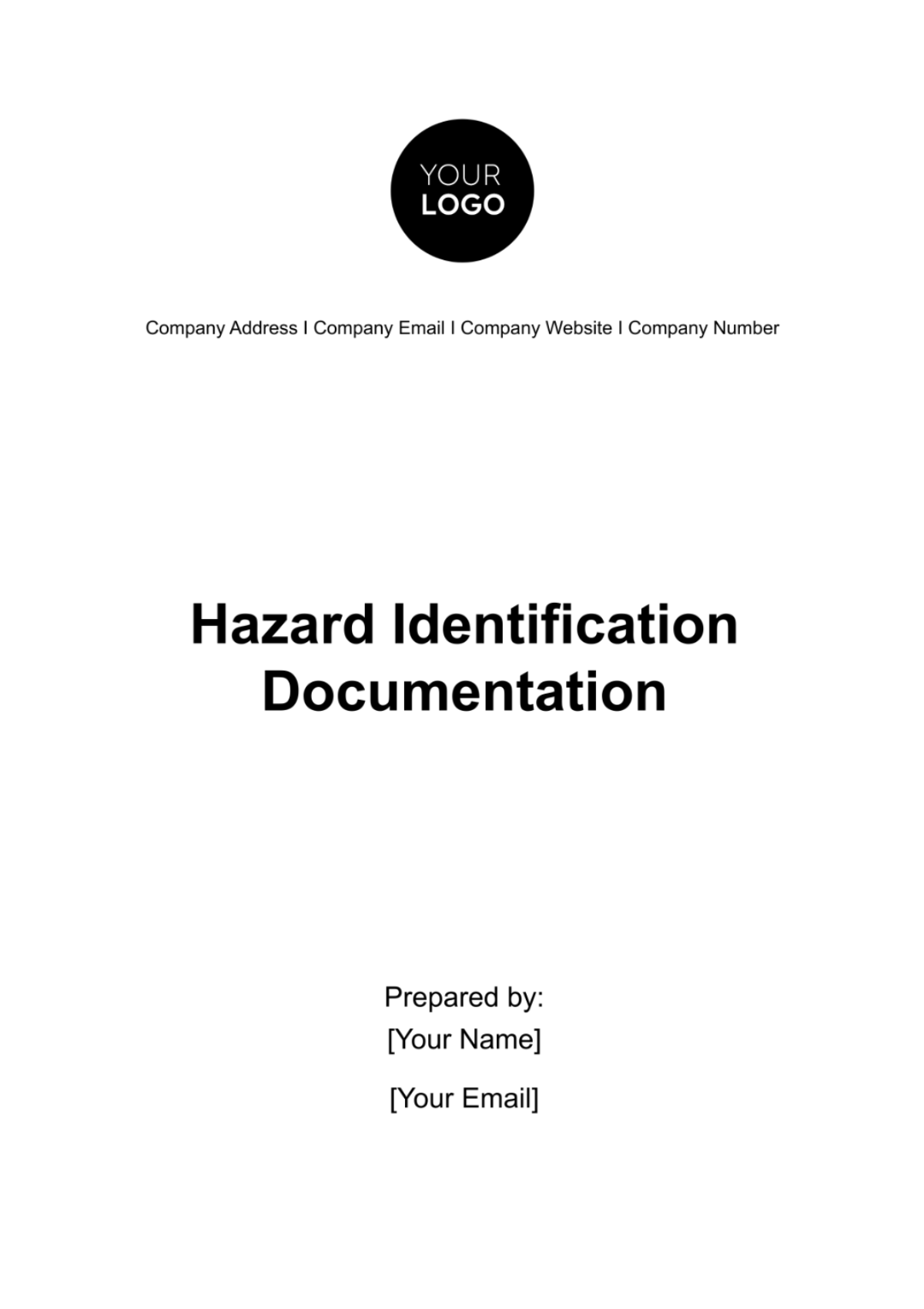 Hazard Identification Documentation Template - Edit Online & Download