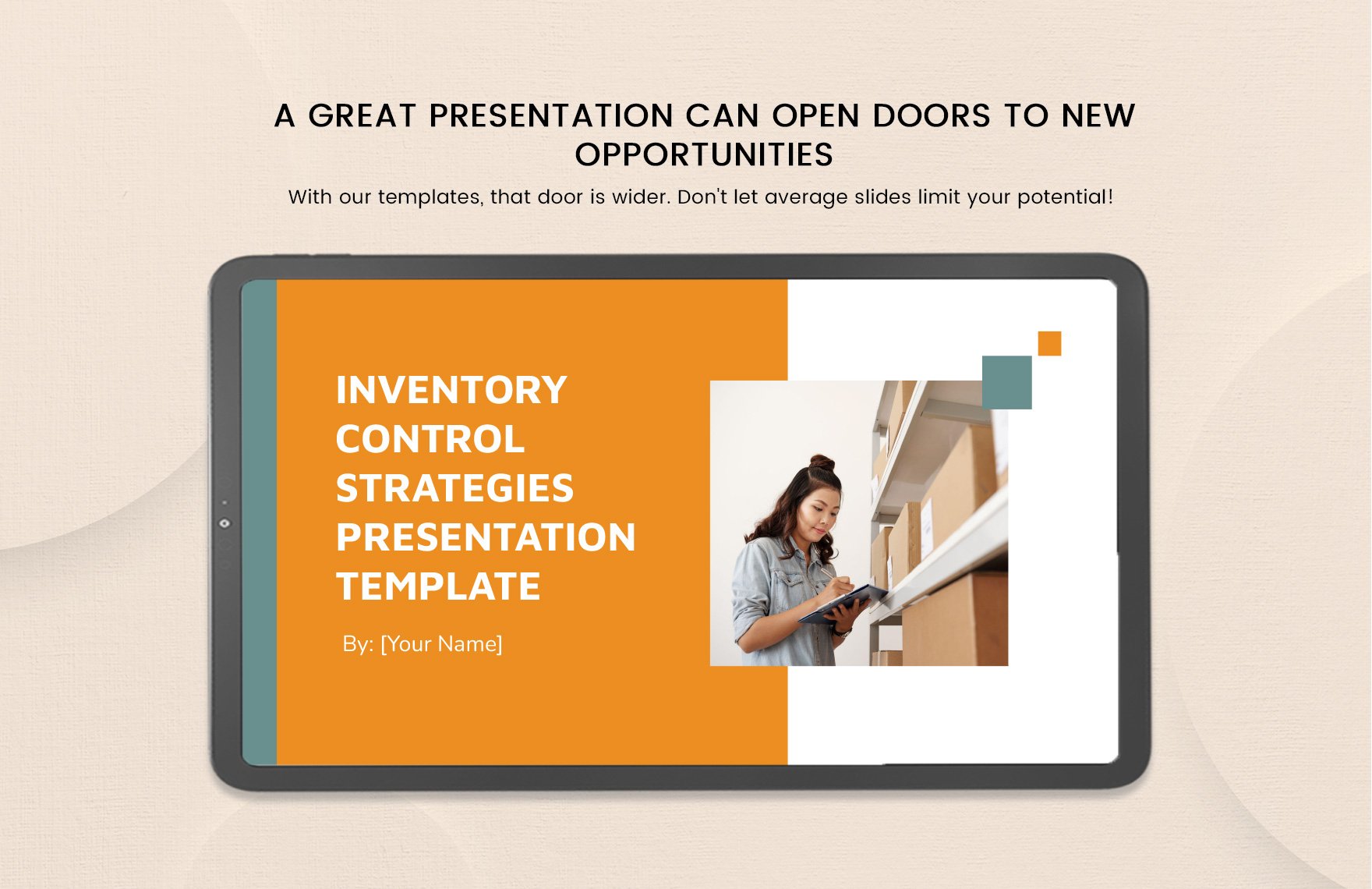 Inventory Control Strategies Presentation Template