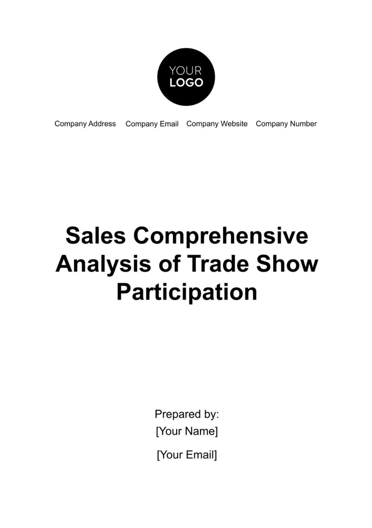 Sales Comprehensive Analysis of Trade Show Participation Template - Edit Online & Download