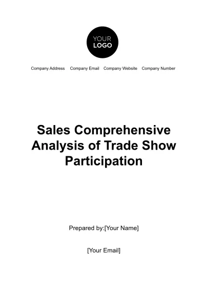 Free Sales Comprehensive Analysis of Trade Show Participation Template to Edit Online