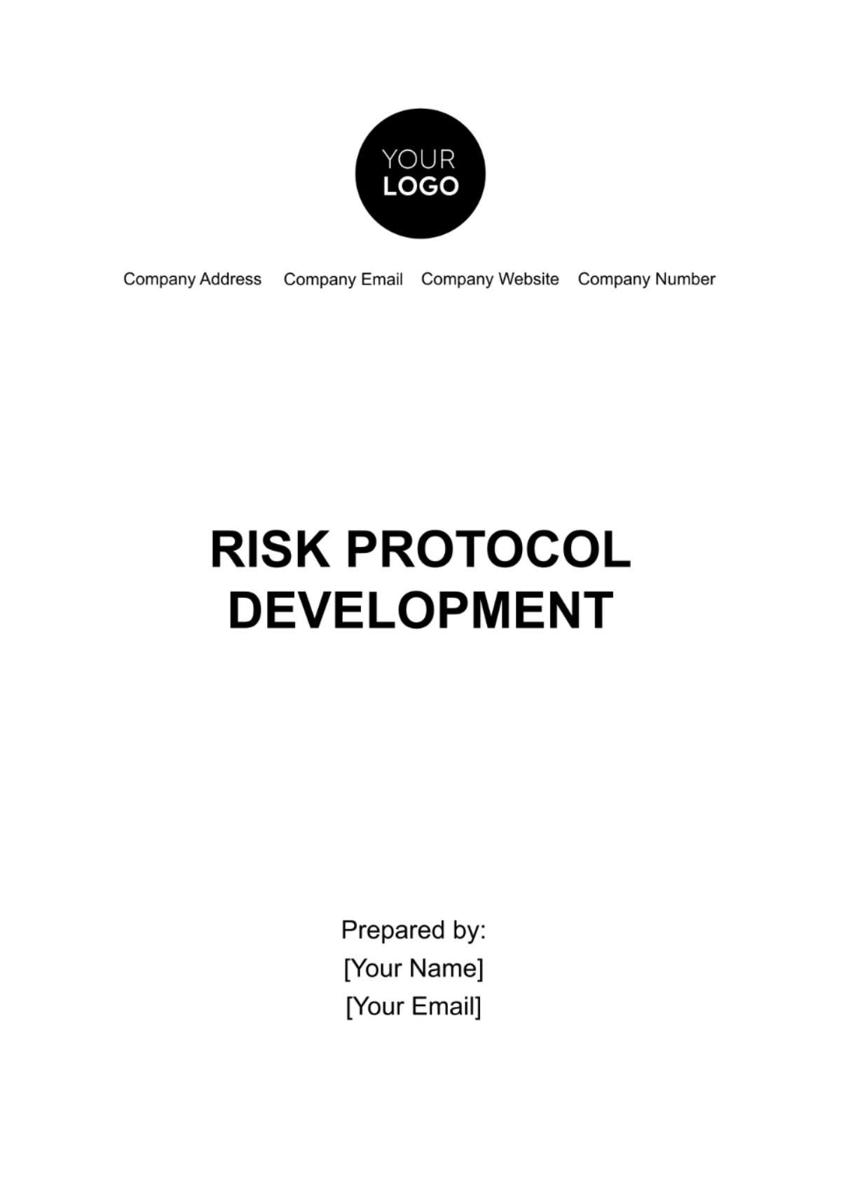 Free Risk Protocol Development Template