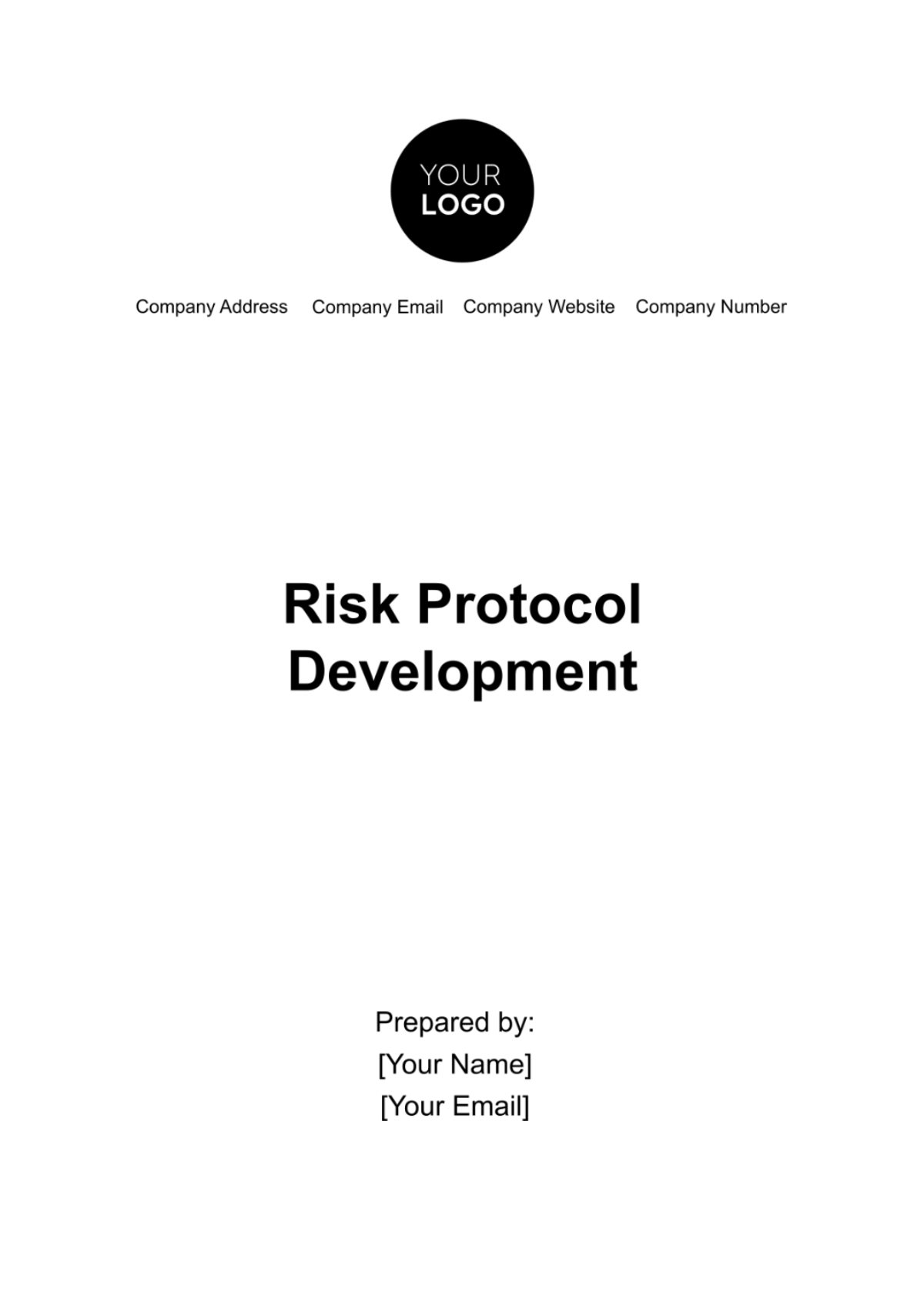 Risk Protocol Development Template - Edit Online & Download