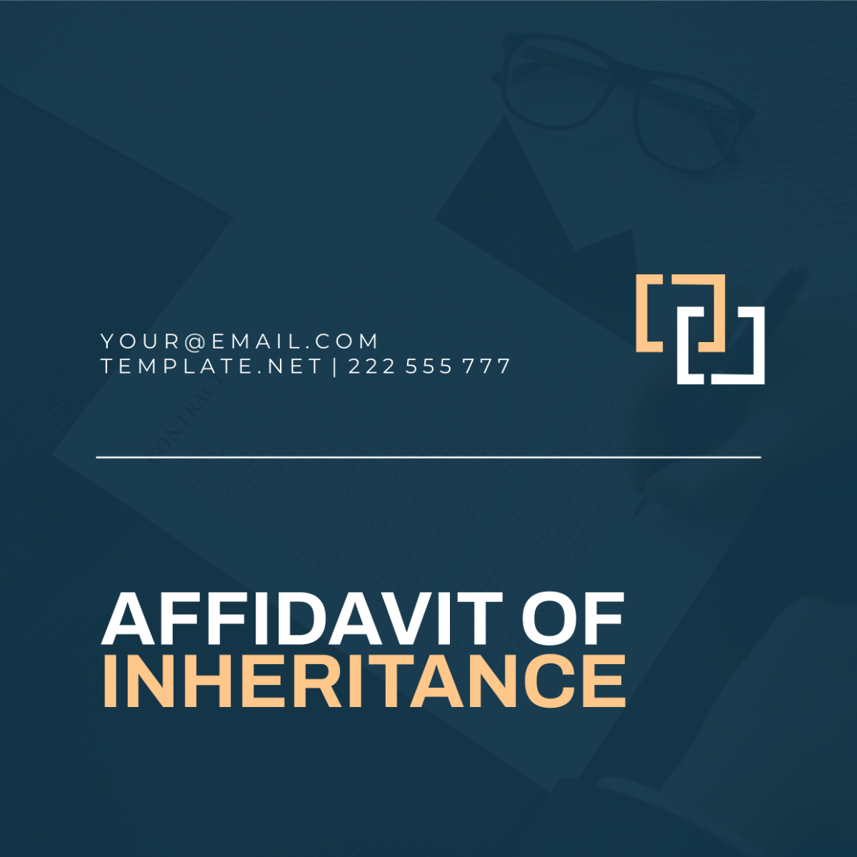 Affidavit of Inheritance Template