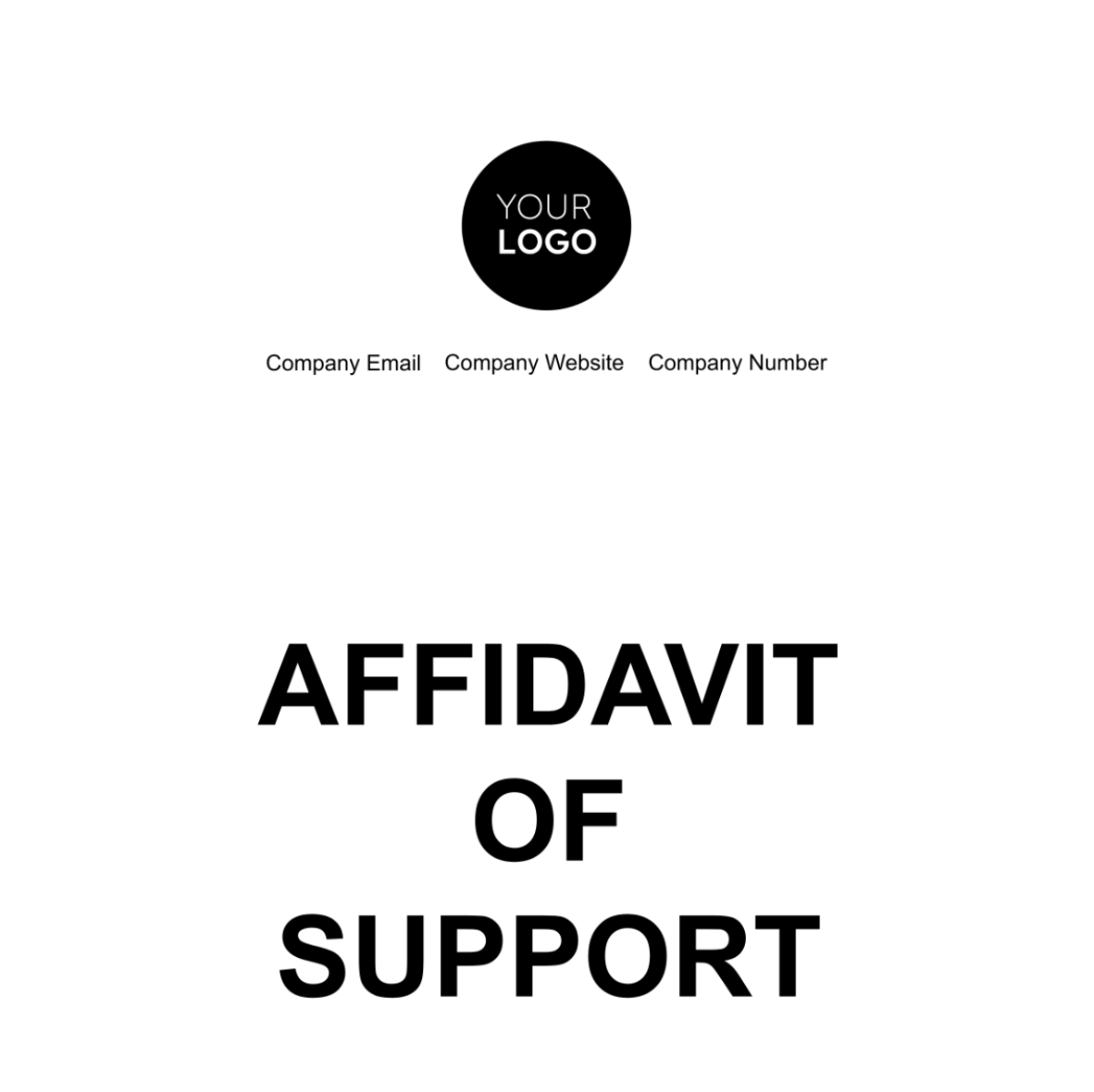 Signed Affidavit Template - Edit Online & Download Example | Template.net