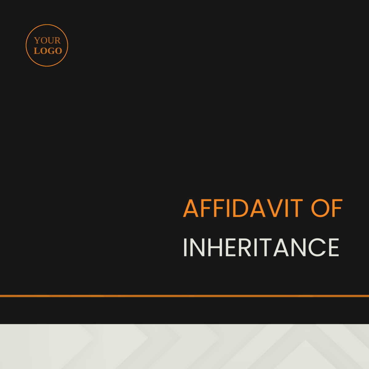 Tennessee Affidavit of Inheritance Template