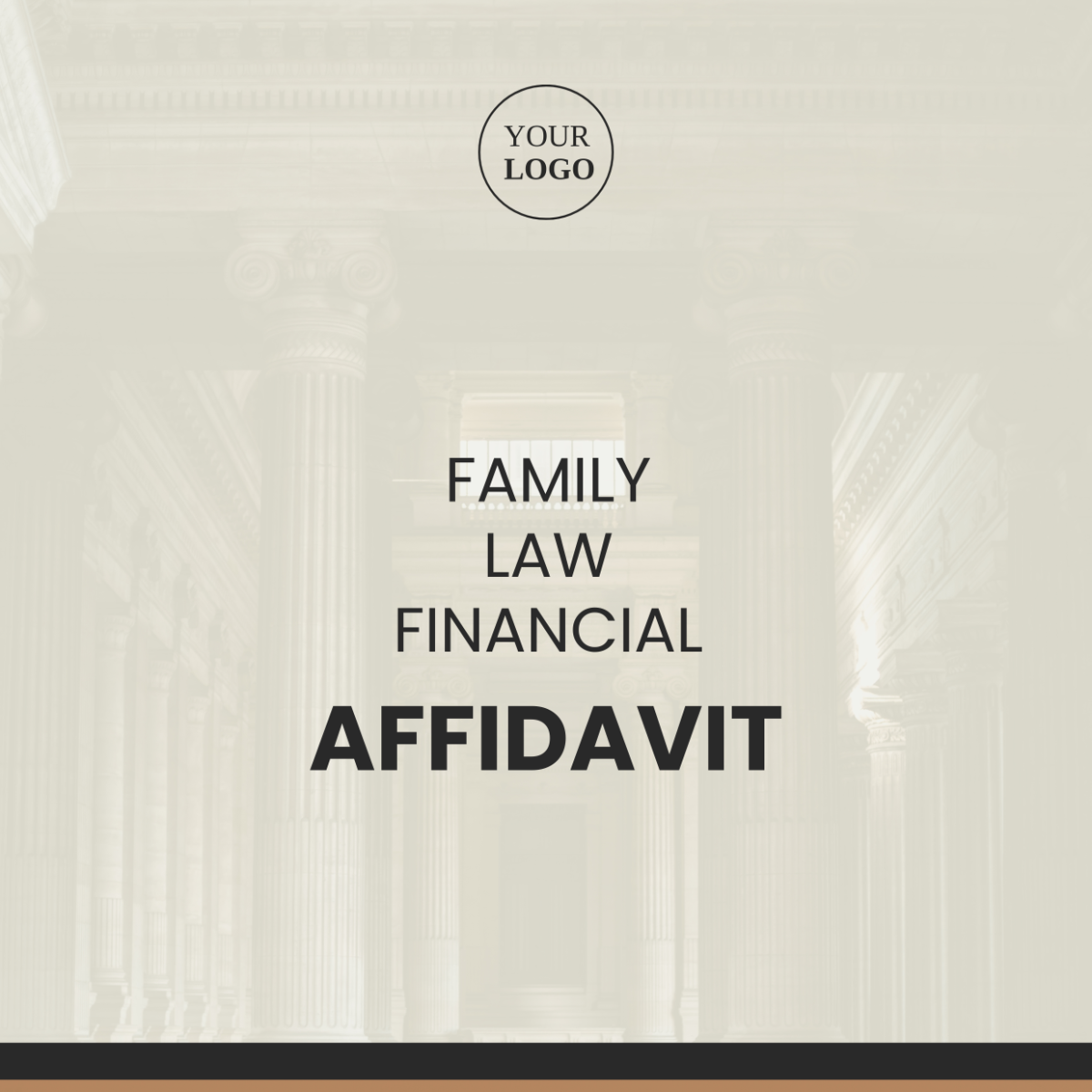 Florida Family Law Financial Affidavit Template