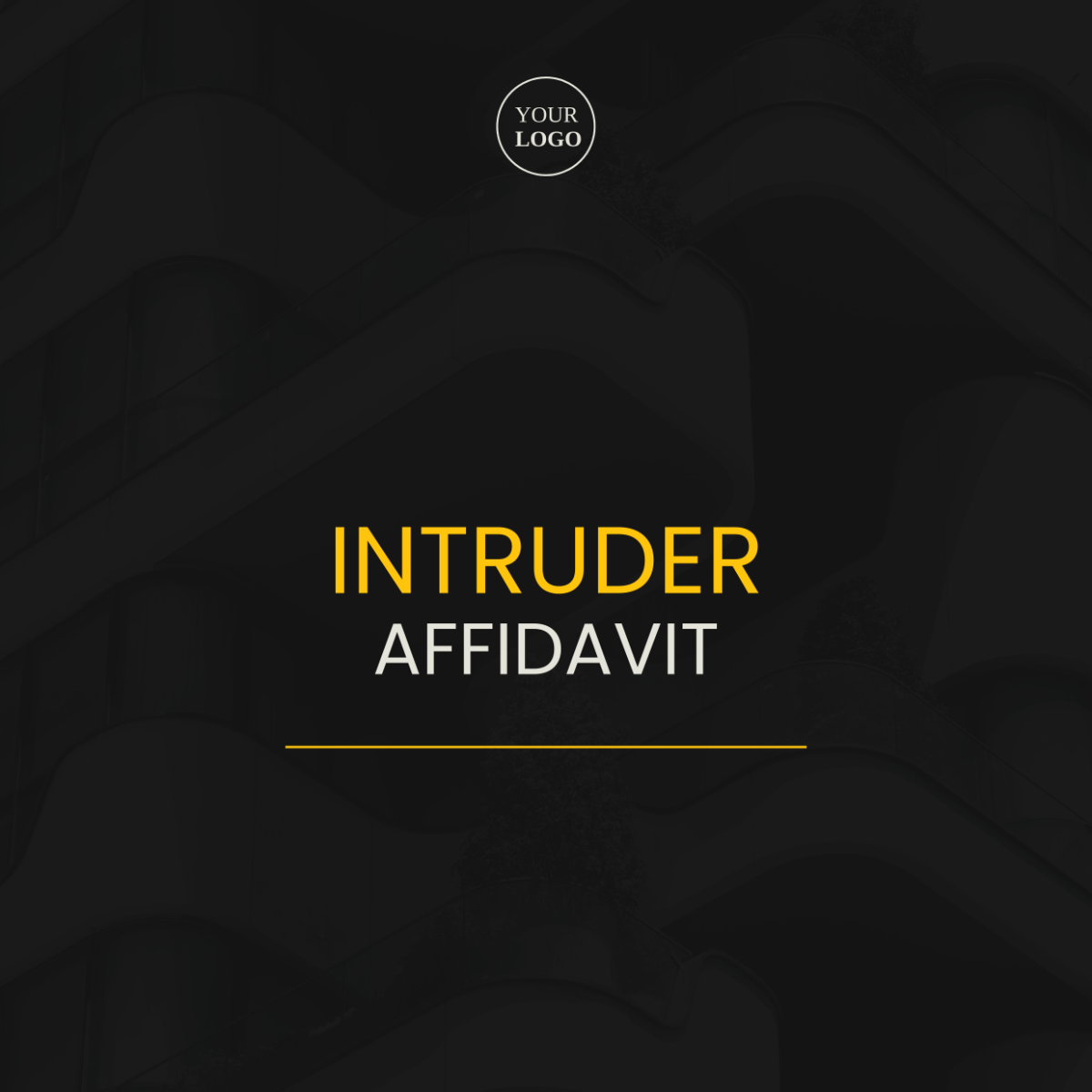 Intruder Affidavit Template