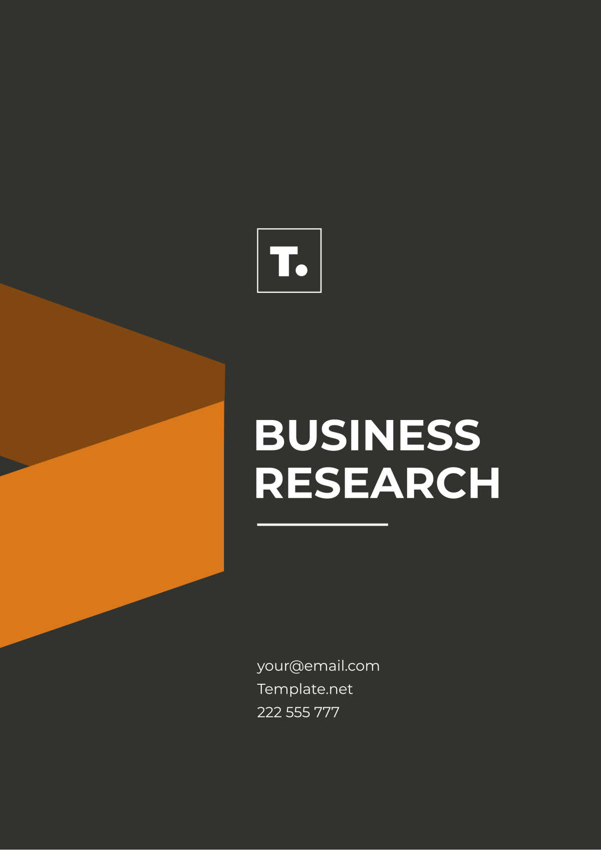 Free Business Research Template