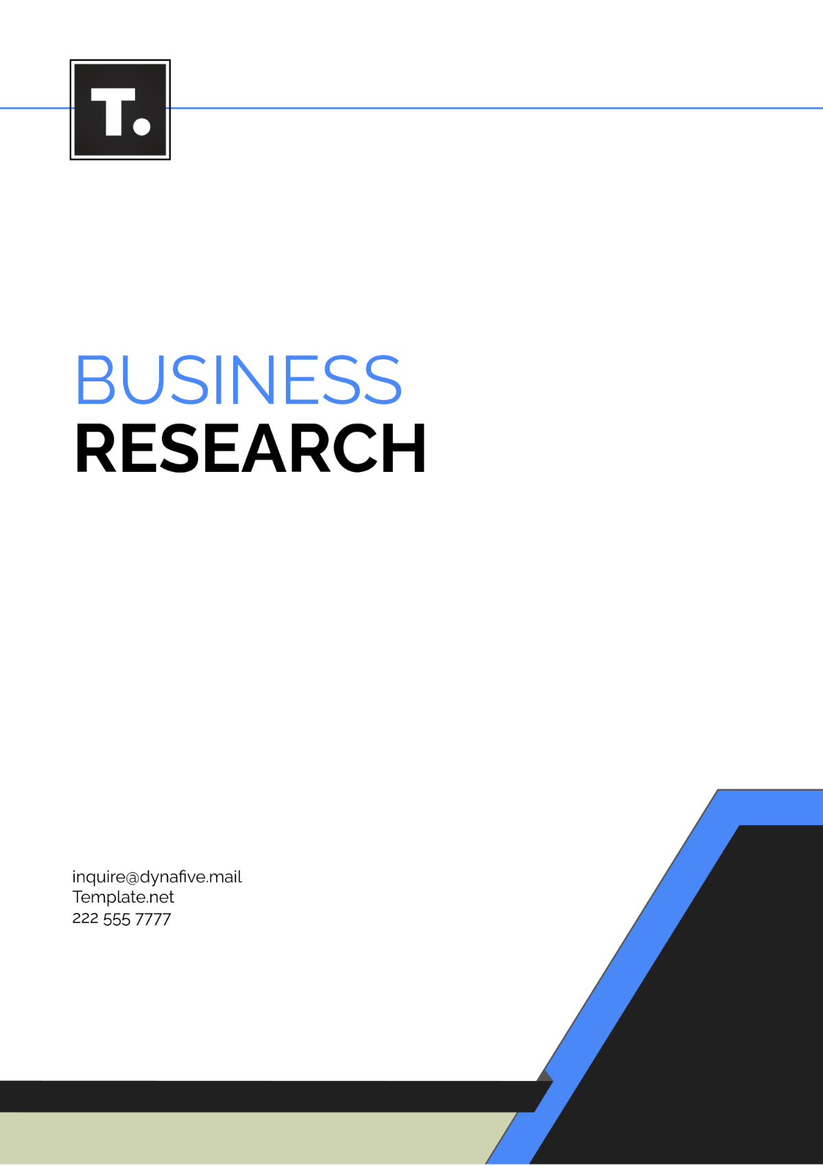 Free Business Research Template