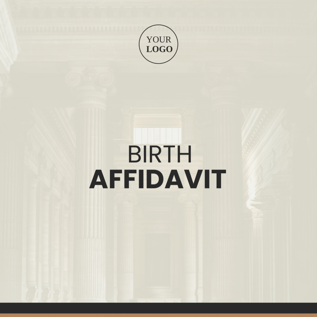 Birth Affidavit Template