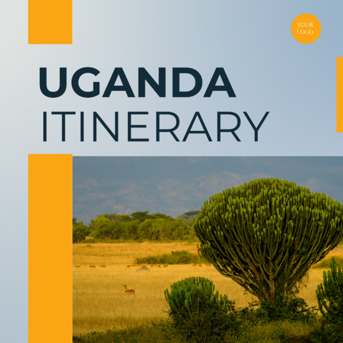 Uganda Itinerary Template - Edit Online & Download