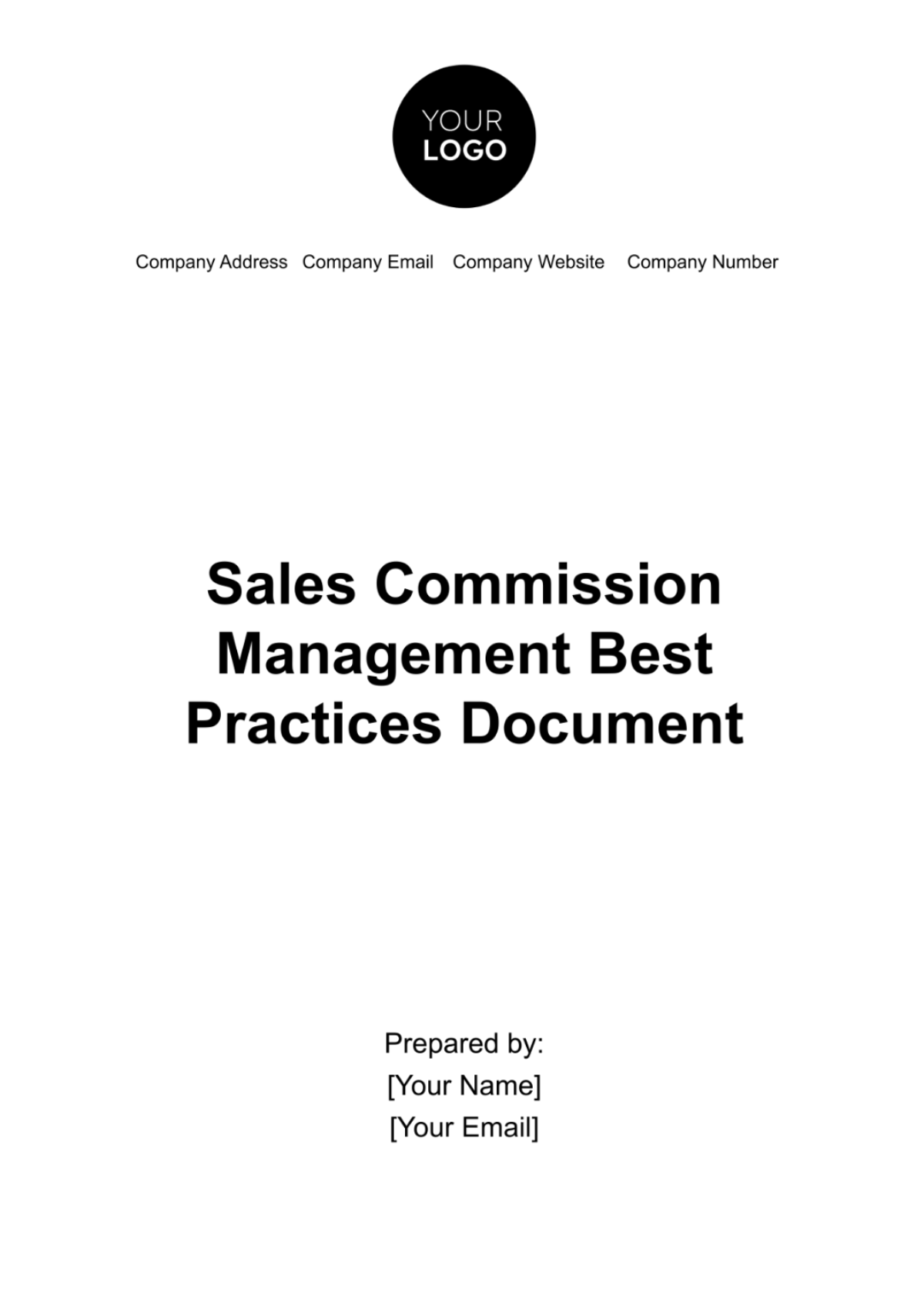 Sales Commission Management Best Practices Document Template - Edit Online & Download