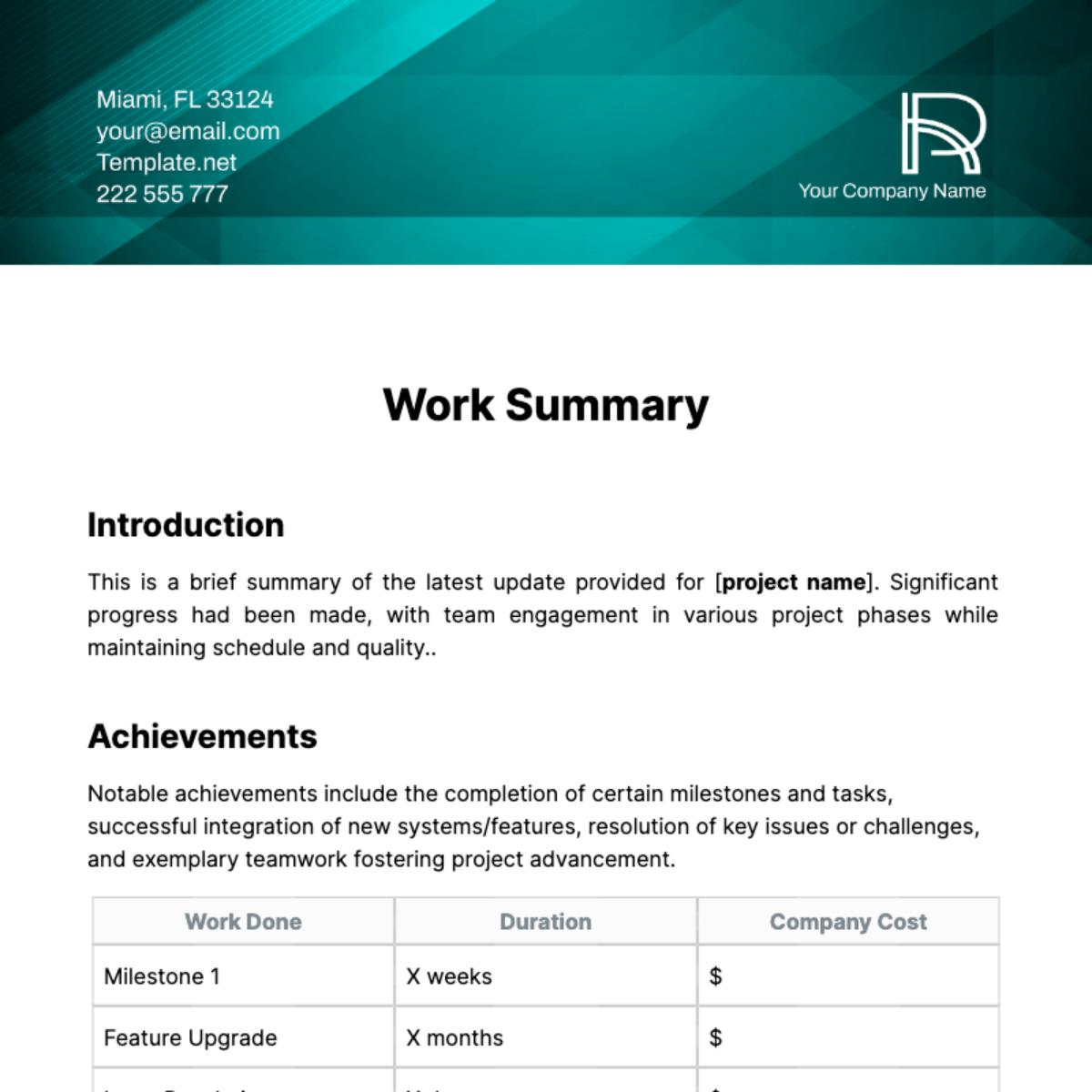 Short Story Summary Template Edit Online & Download Example