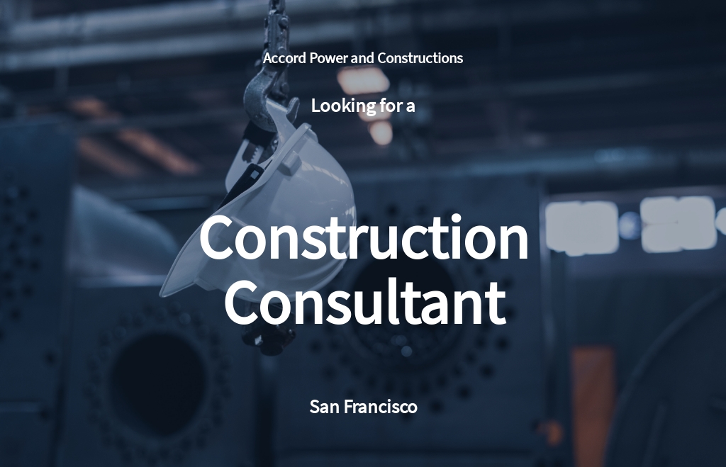 Free Construction Consultant Job Ad and Description Template.jpe