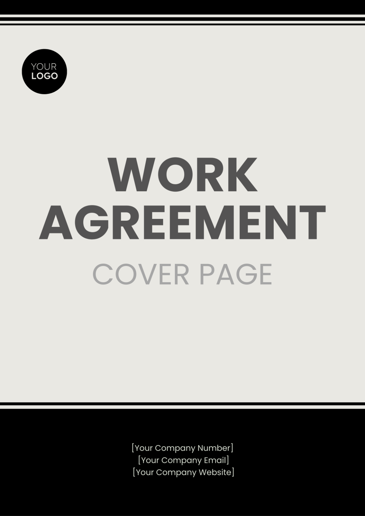 Free Work Agreement Template