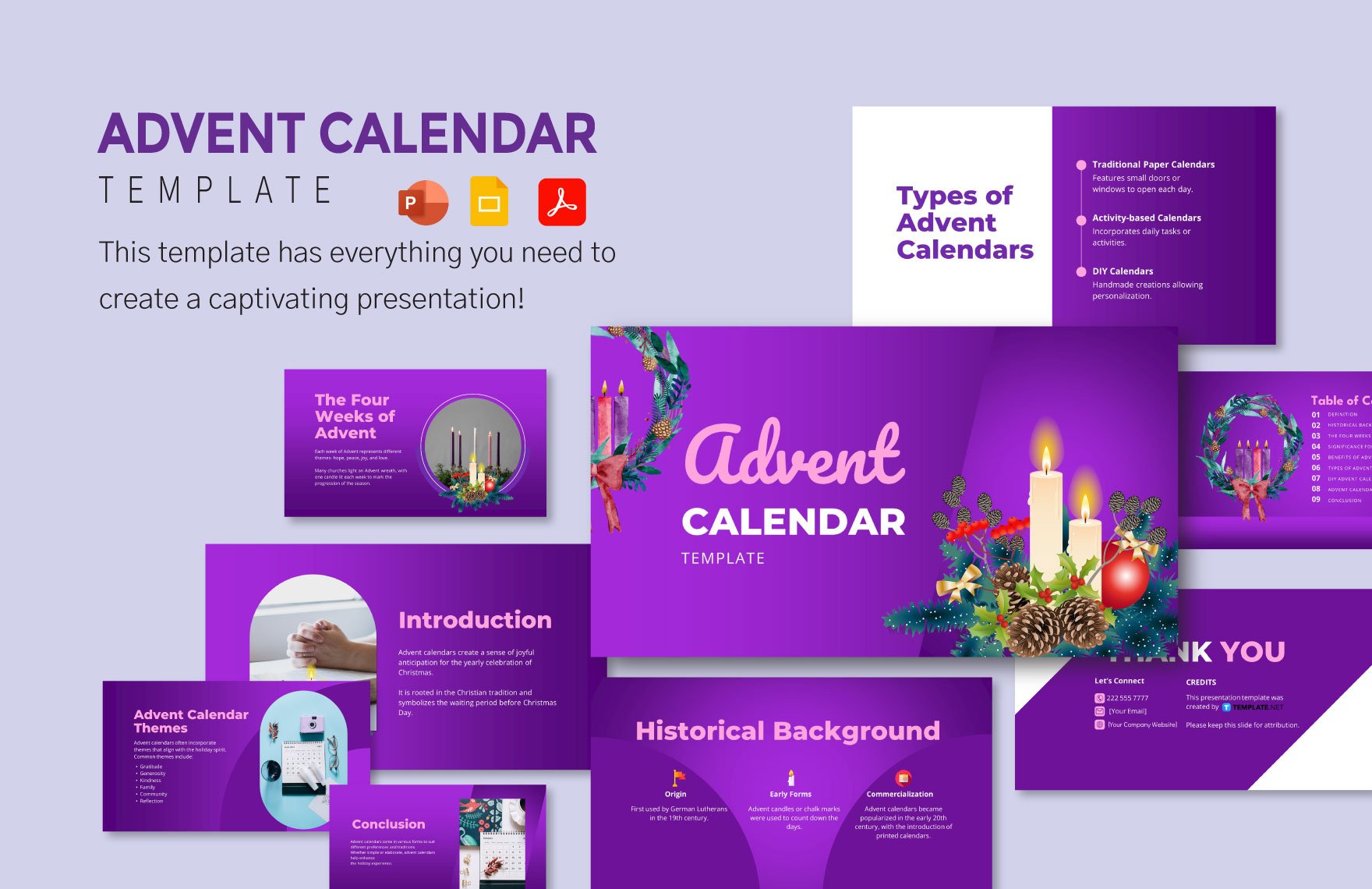 Advent Calendar Template