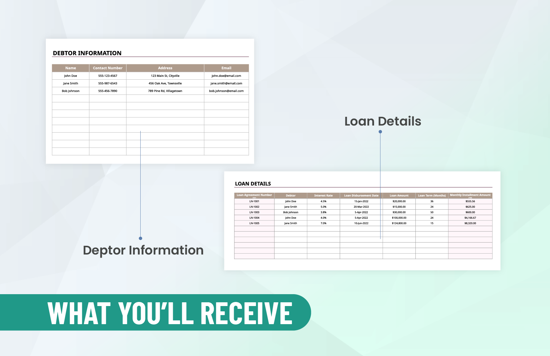 Printable Amortization Schedule Template