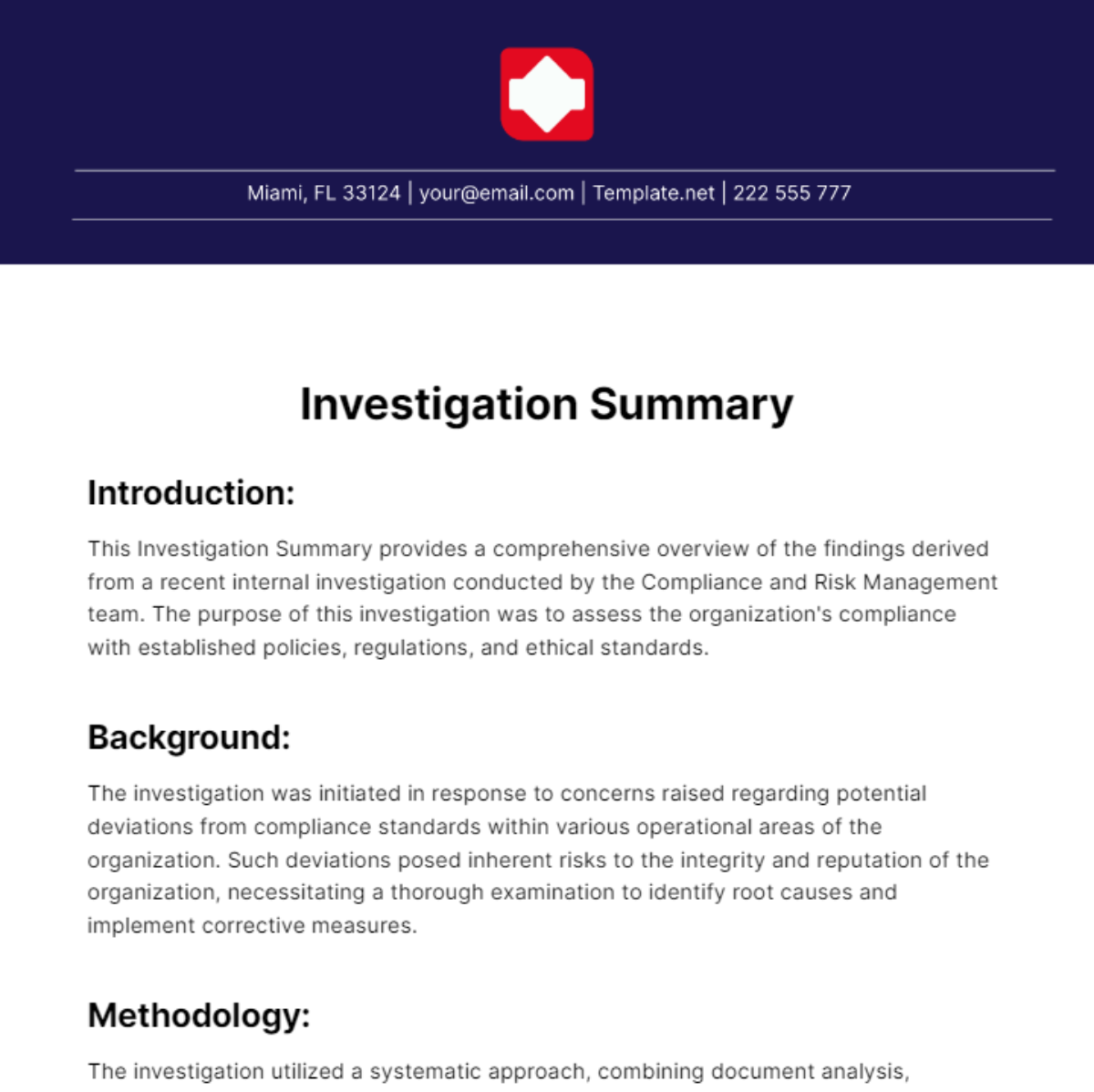 Use Case Summary Template - Edit Online & Download Example | Template.net