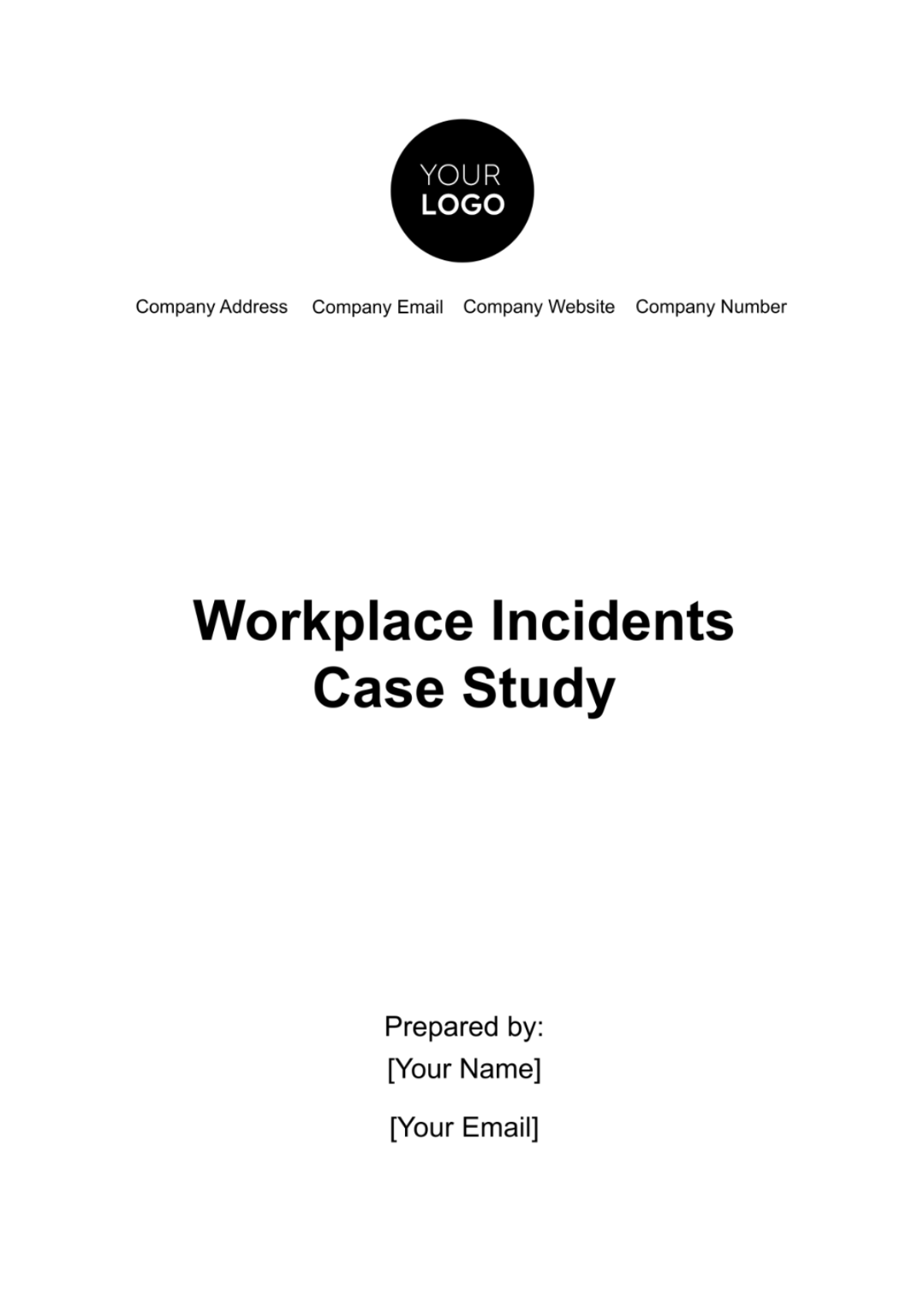 Workplace Incidents Case Study Template - Edit Online & Download