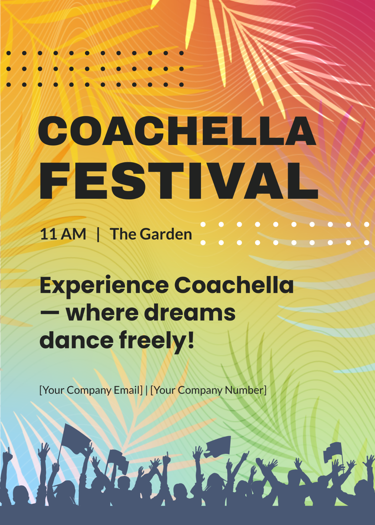 Coachella Festival Invitation Card