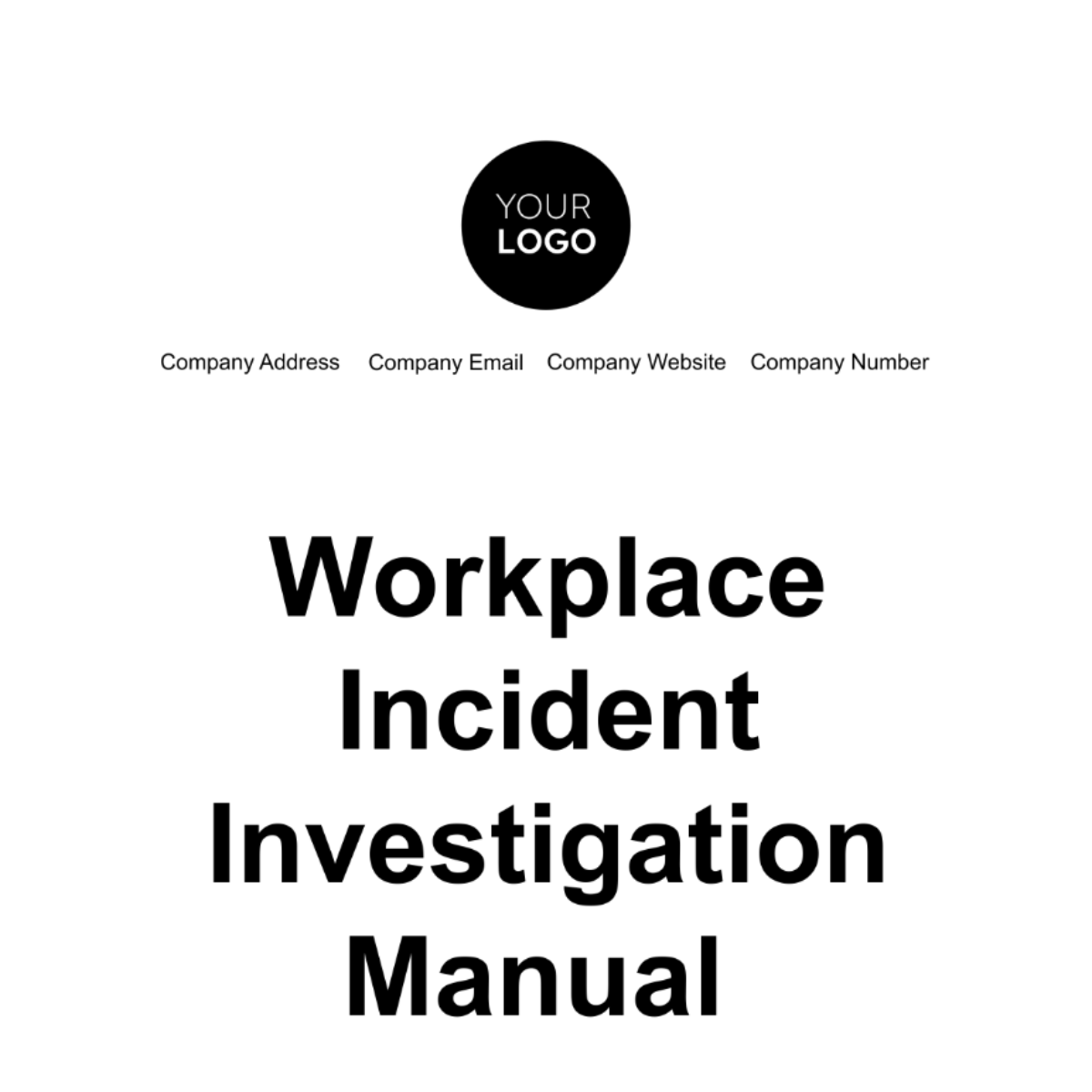 Workplace Incident Reporting & Investigation Templates - Download In 